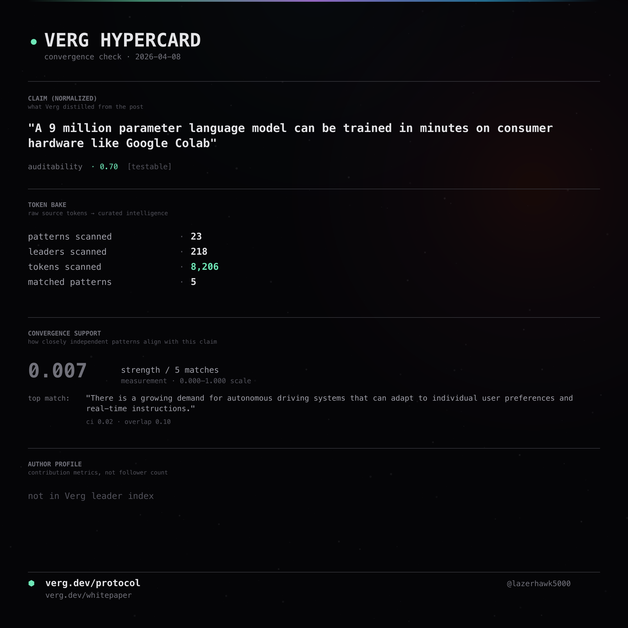 Audit hypercard for _vmlops